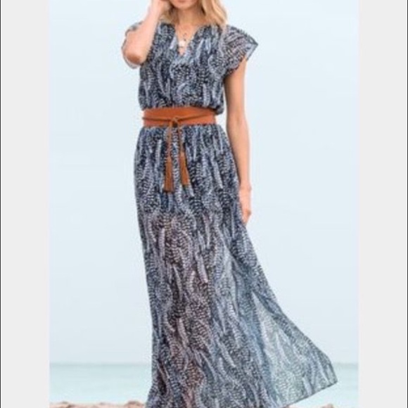 White House Black Market Dresses & Skirts - White House Black Maxi dress with Obi belt White House Black Market Dresses & Skirts - White House Black Maxi dress with Obi belt